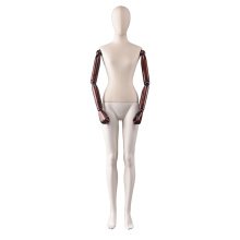 small adult full body stylish slim female body suit mannequin supply with articulated movable arms